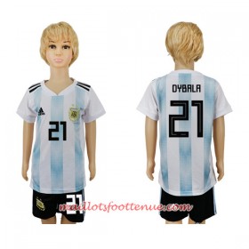 Maillot/Tenue Argentine Dybala 21 Enfant Domicile Coupe du monde 2018
